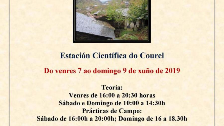 Cartaz do obradoiro sobre plantas medicionais que comeza este venres na Estación Científica do Courel