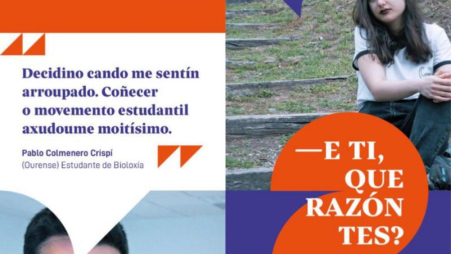 Un dos carteis que integran a iniciativa