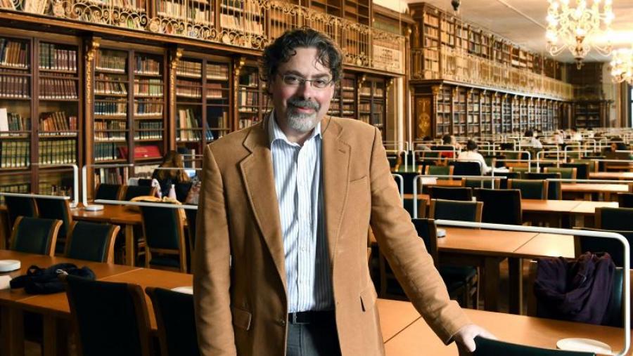 O profesor Taín Guzmán é profesor na Facultade de Xeografía e Historia. Foto: Santi Alvite