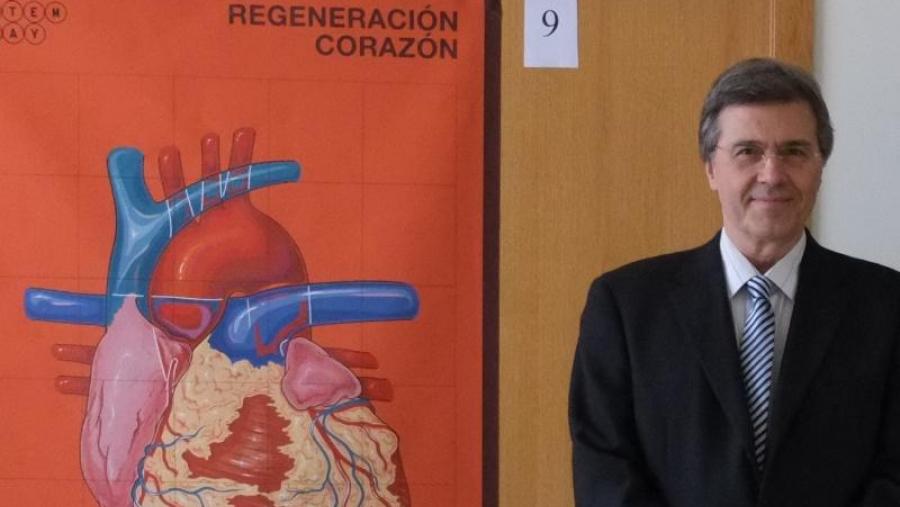 O coordinador do Nodo de TerCel en Galicia e profesor da USC, José Luis Labandeira