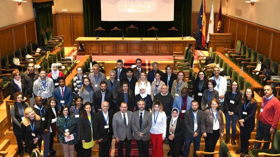 Na 'Staff Week' participan representantes universitarios dunha vintena de países. Foto: Santi Alvite