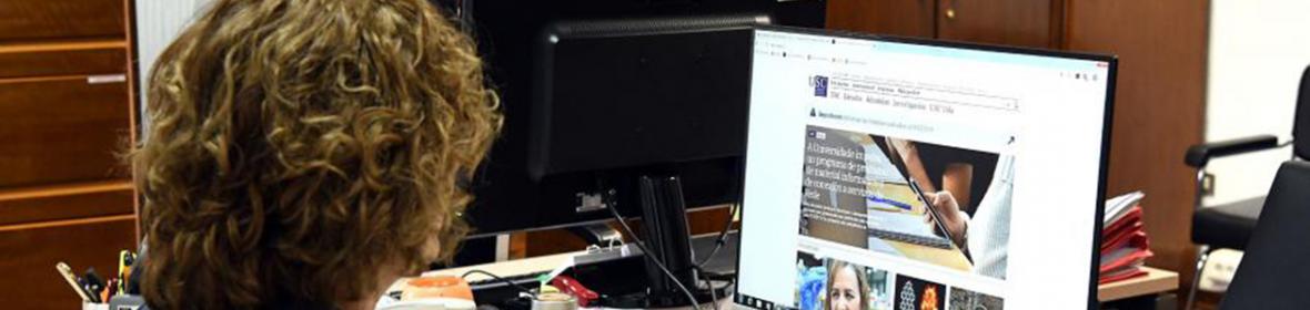 PAS diante do ordenador